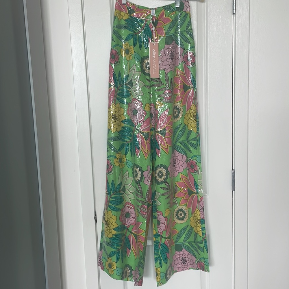 Alice McCall All That Glitters Pant - Clover